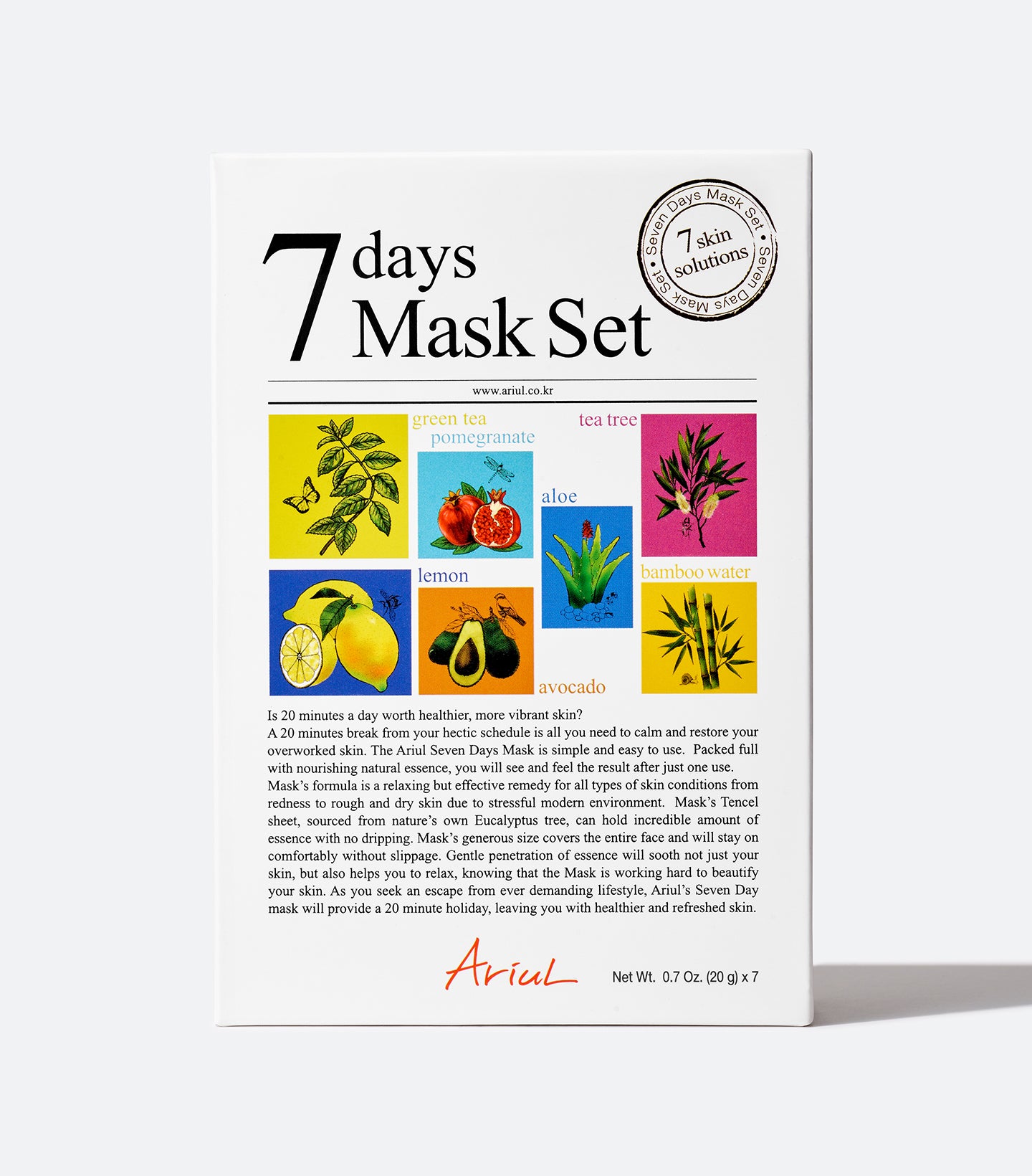 7 Days Mask Set